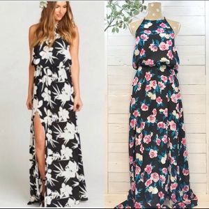 Show Me Your Mumu Heather Halter Floral Maxi Dress